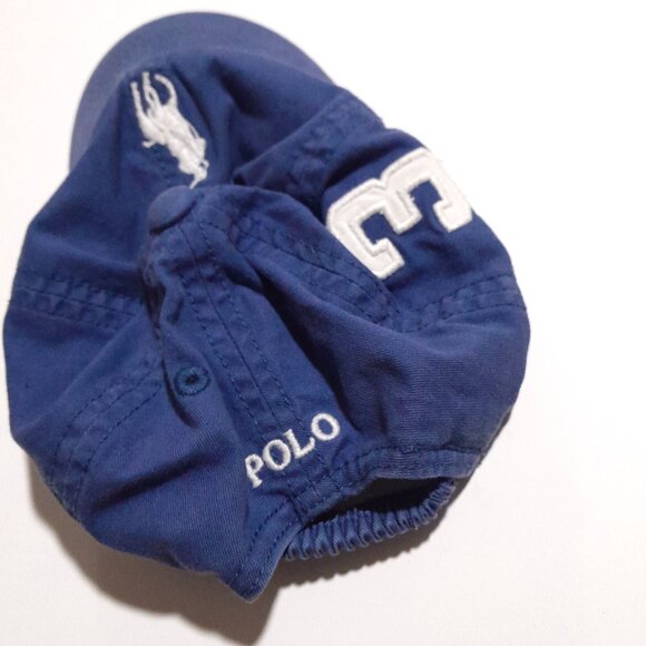 Infant Polo Ralph Lauren Cap Big Pony Blue White sz 3-6 months - Picture 4 of 4